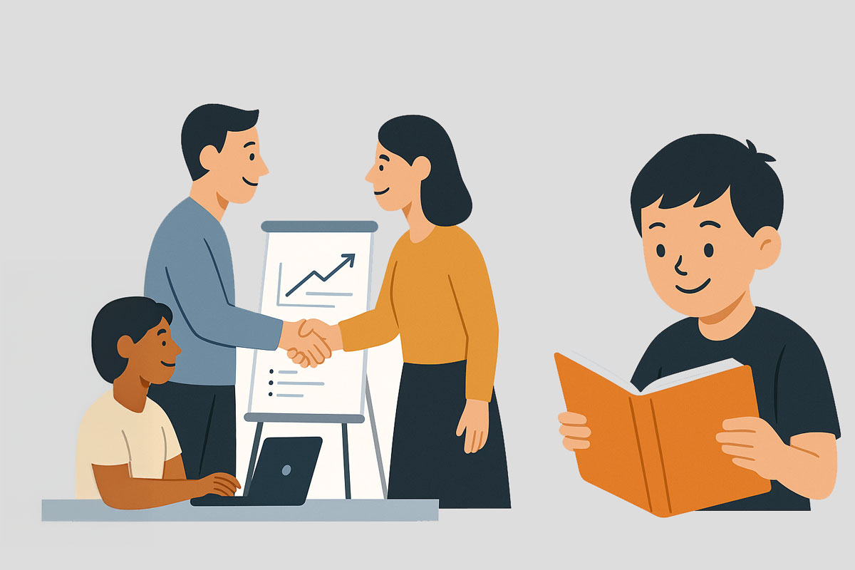 Illustration: Vereinsgründung Lesefreude